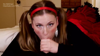 Сводный брат после долгого воздержания кончил сестре в рот