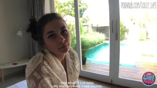 Озабоченная мачеха соблазнила пасынка сорвав ему онлайн урок