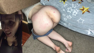 Сводная сестра застряла под диваном и была оттрахана братом